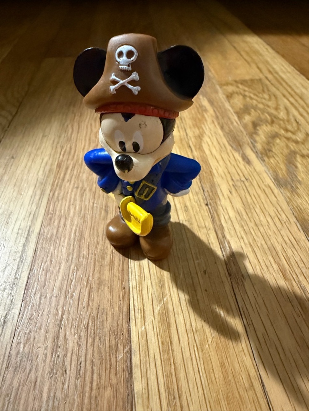 Vintage 3-inch DecoPac Mickey Mouse Pirate Pvc Figure